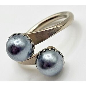 Sterling Silver South Sea Pearl Ring Size 6.5
